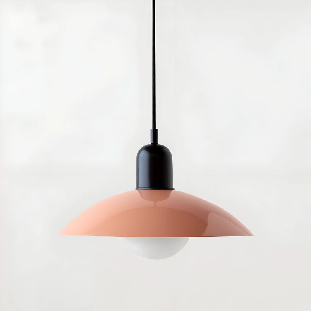Lisslune | Modern Macaron Bauhaus Pendant Light – Iron Shade