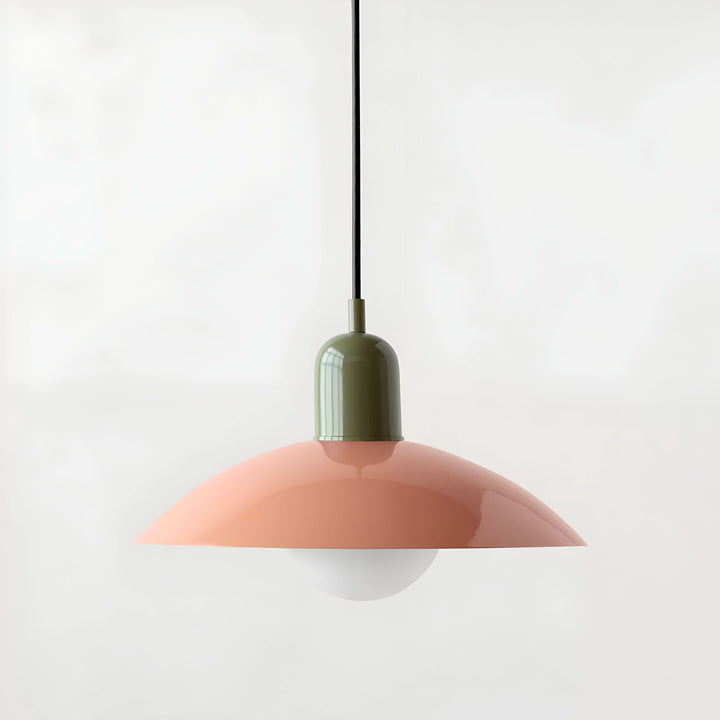 Lisslune | Modern Macaron Bauhaus Pendant Light – Iron Shade
