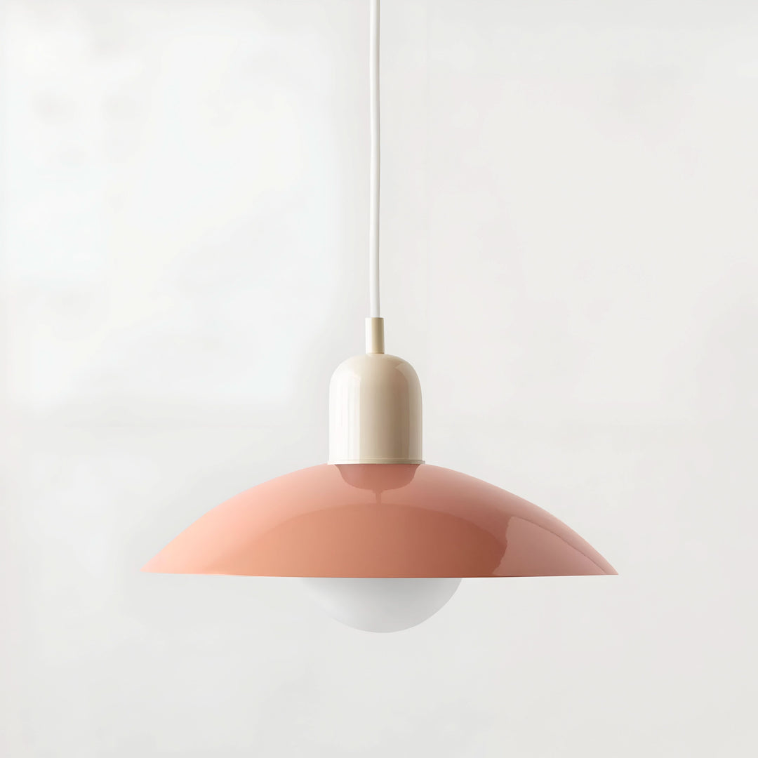 Lisslune | Modern Macaron Bauhaus Pendant Light – Iron Shade