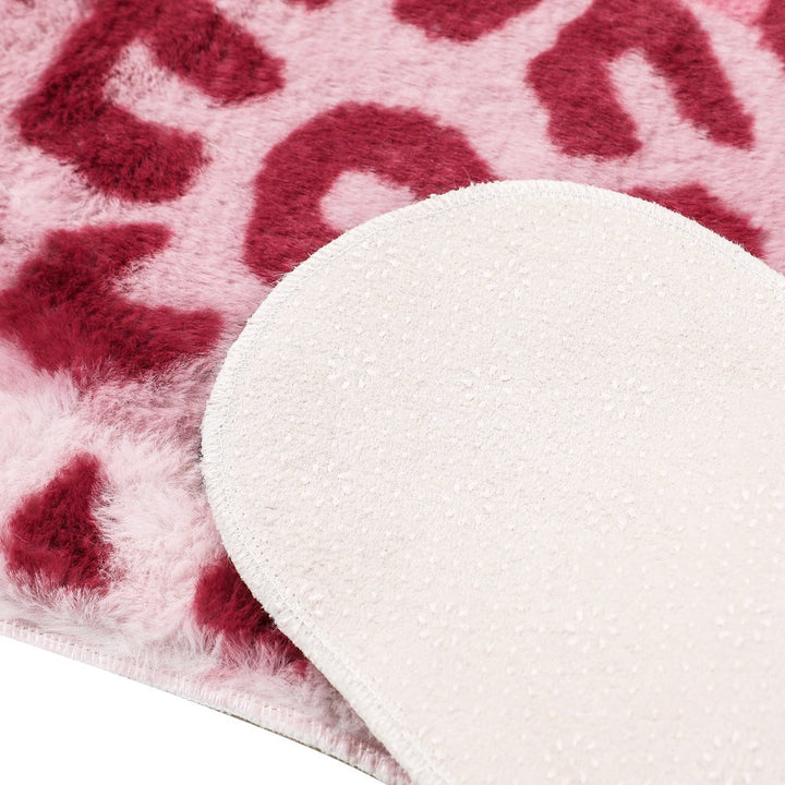 Rynx Pink Leopard Print Rugs