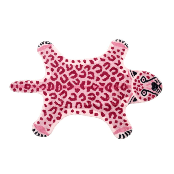 Rynx Pink Leopard Print Rugs