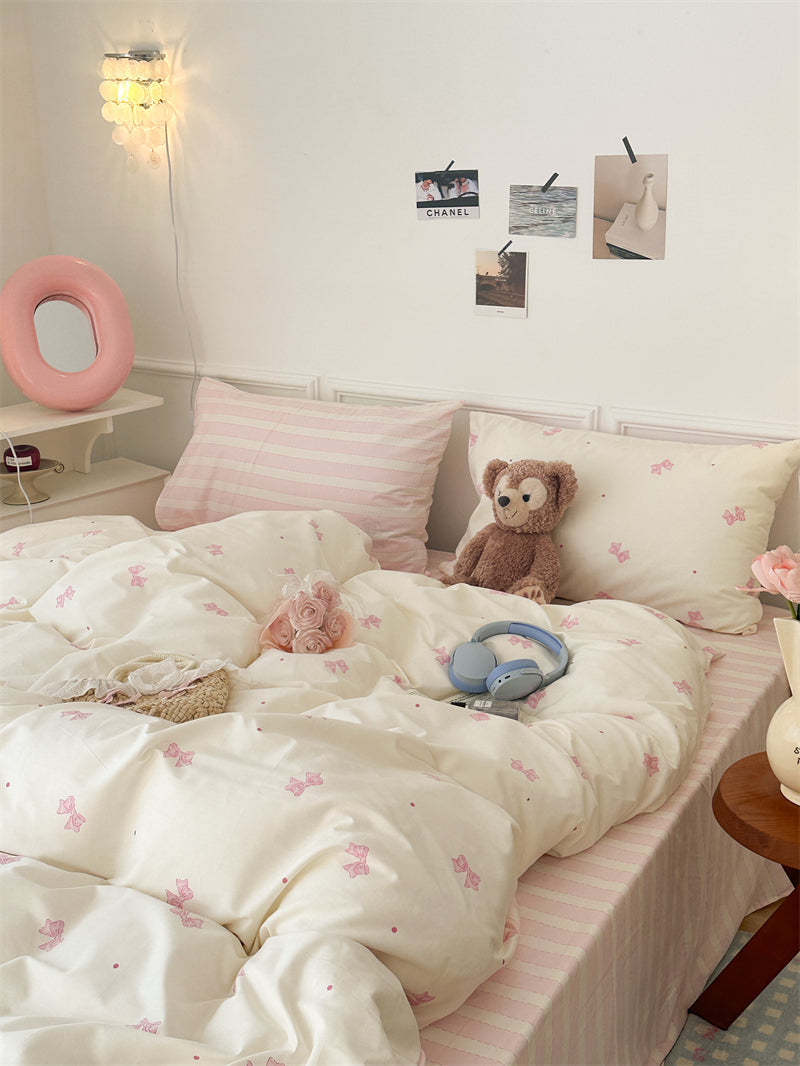 Rynx Sweet Bow Coquette Bed Set