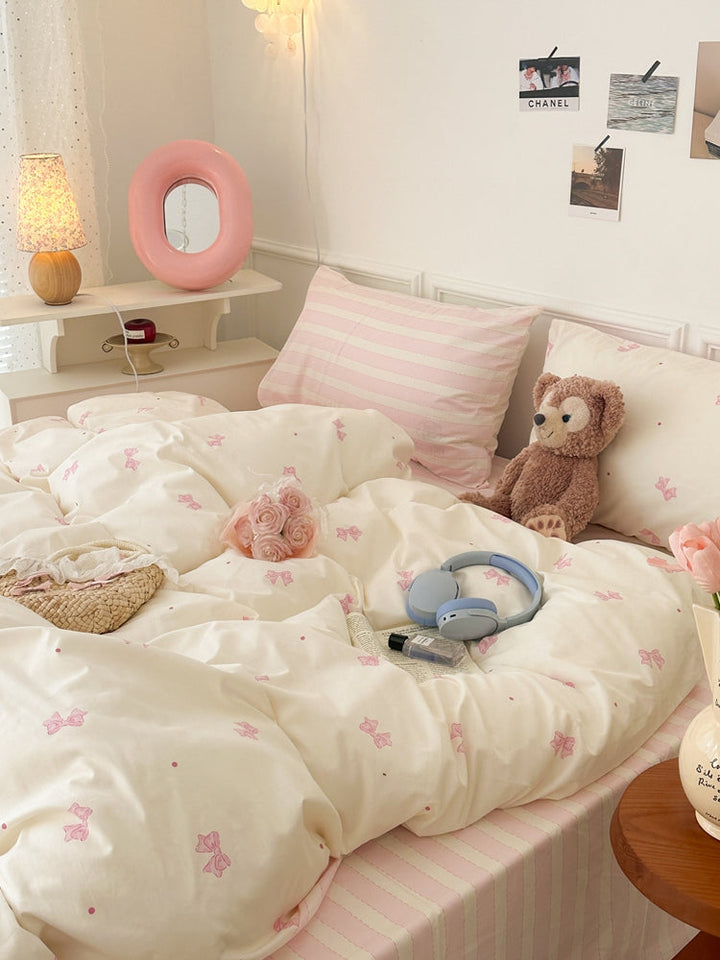 Rynx Sweet Bow Coquette Bed Set