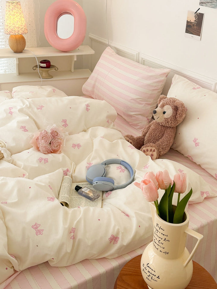 Rynx Sweet Bow Coquette Bed Set