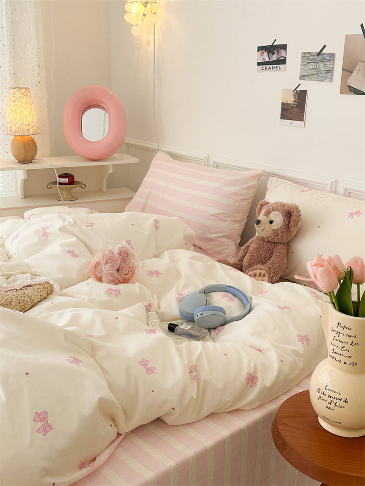 Rynx Sweet Bow Coquette Bed Set