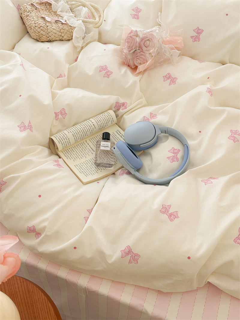 Rynx Sweet Bow Coquette Bed Set