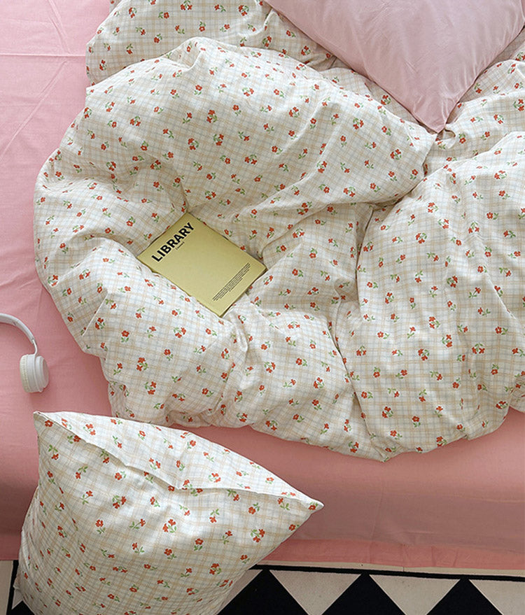 Rynx Sweet Cherry Check Bedding Set