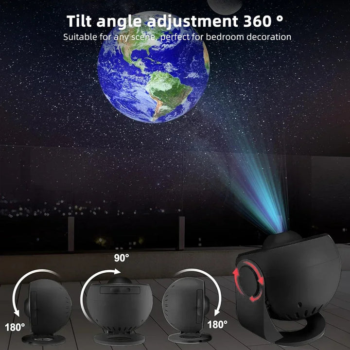 Lisslune | Aurora Galaxy Projector - Planetarium Night Light 13 Films
