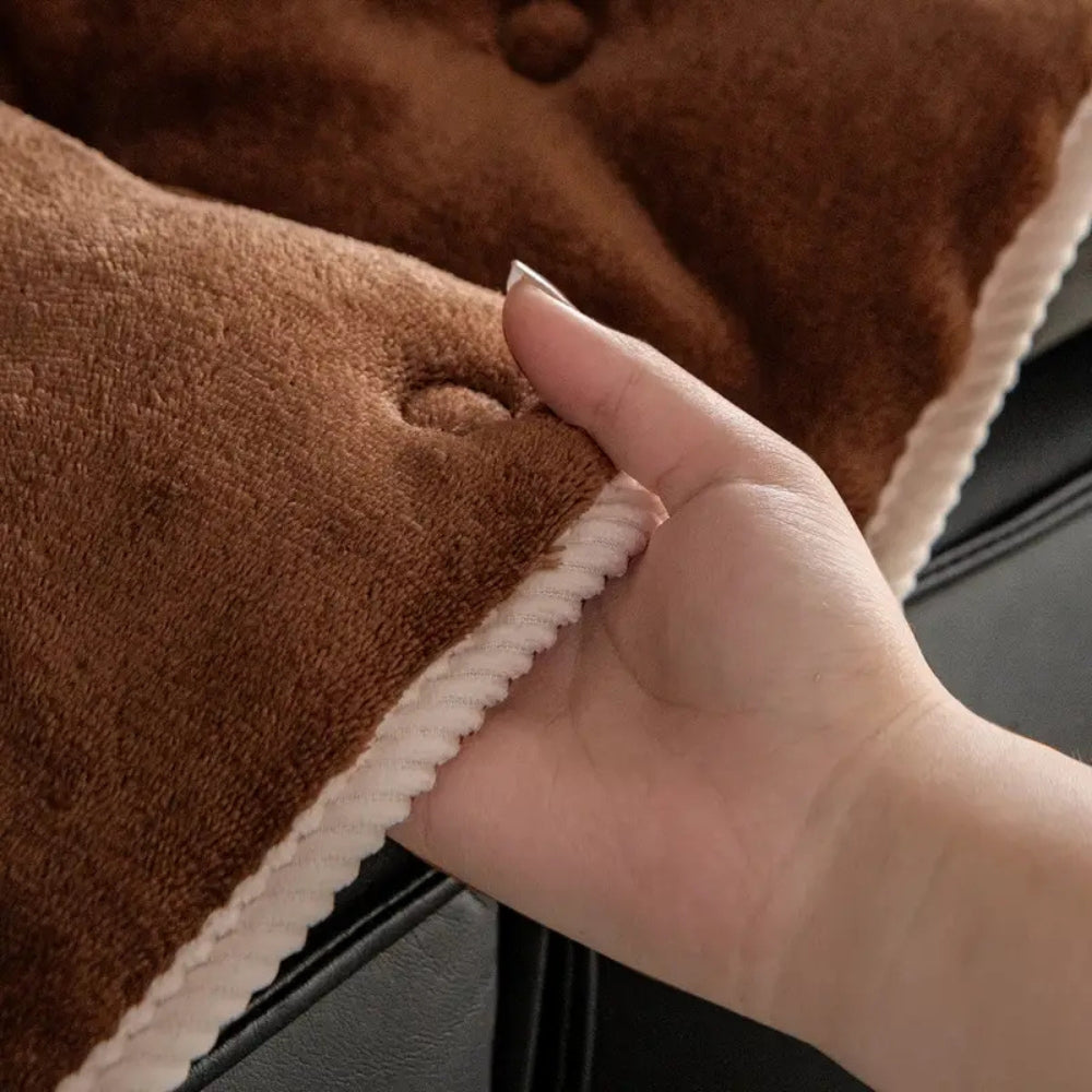 Lisslune | Plush Button-Tufted Sofa Cover