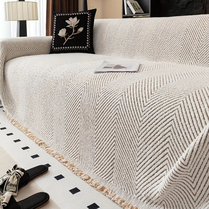 Lisslune | Herringbone Sofa Cover, splash-proof and non-slip
