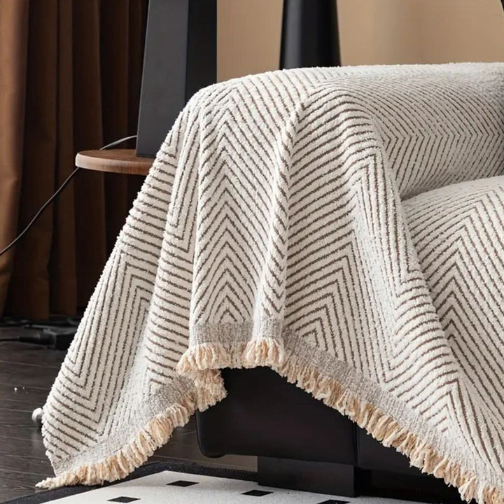 Lisslune | Herringbone Sofa Cover, splash-proof and non-slip