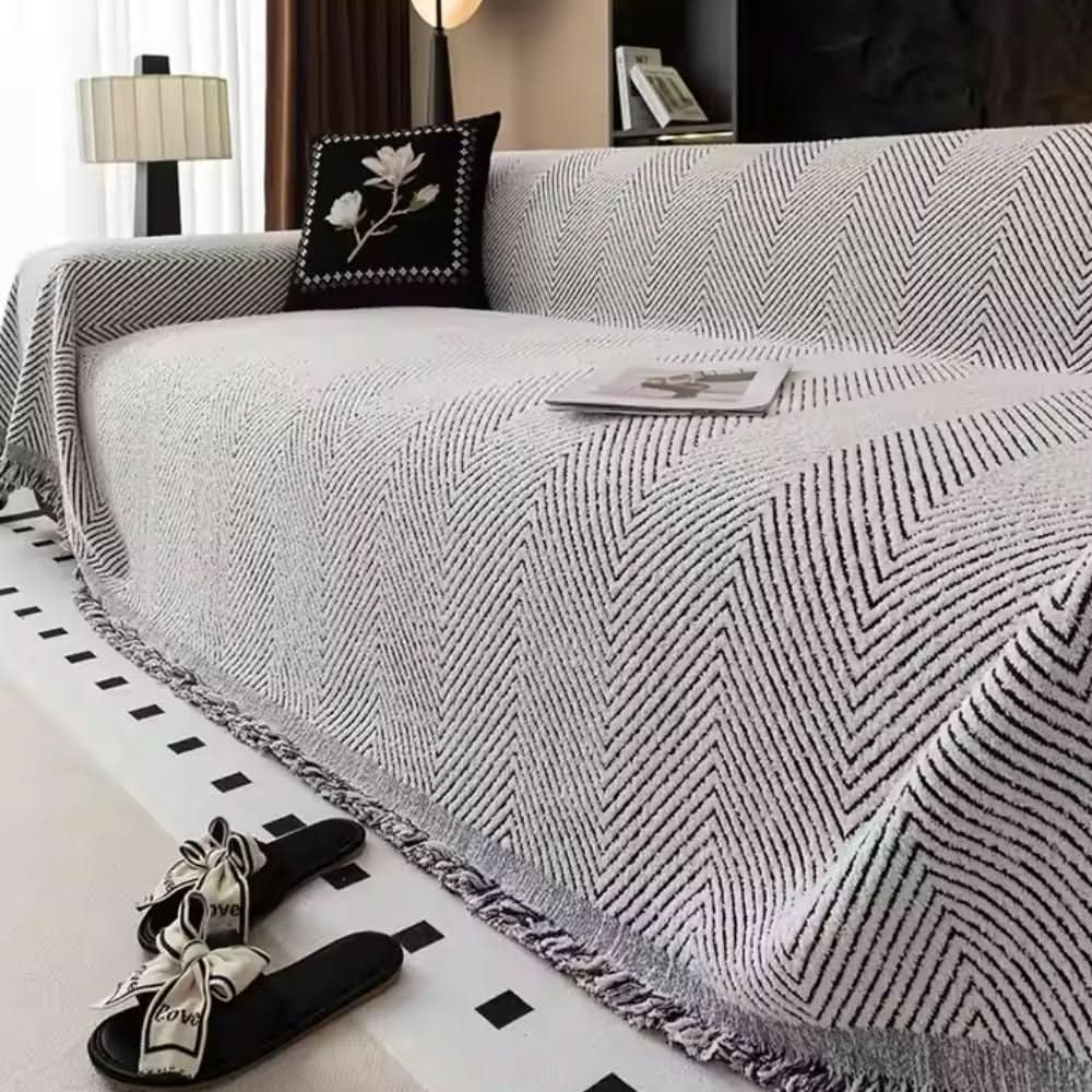 Lisslune | Herringbone Sofa Cover, splash-proof and non-slip