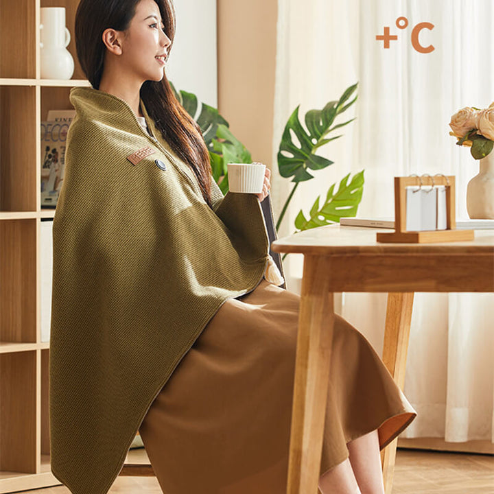 Lisslune | CozyWarm USB Heated Blanket – Portable Electric Throw with 3 Heat Settings & Soft Fleece Fabric