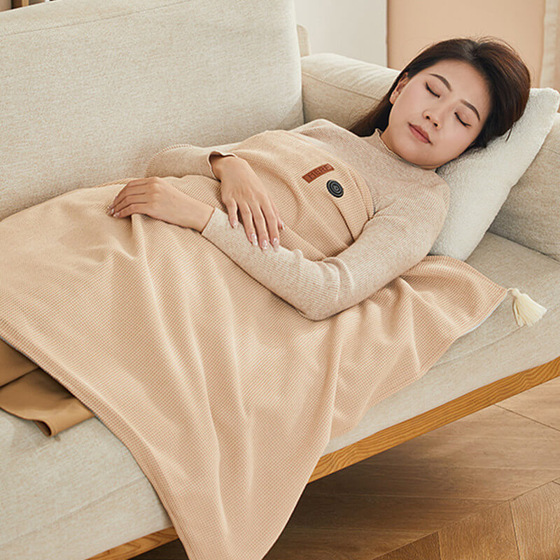 Lisslune | CozyWarm USB Heated Blanket – Portable Electric Throw with 3 Heat Settings & Soft Fleece Fabric