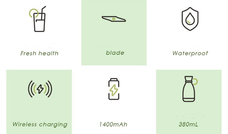 Lisslune | Fresh Juice Mini Portable Blender Bottle