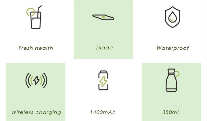 Lisslune | Fresh Juice Mini Portable Blender Bottle