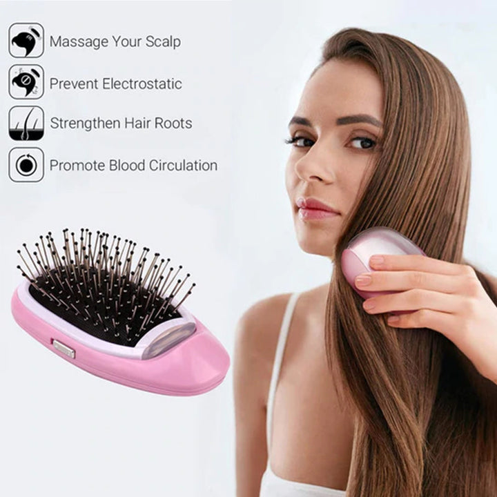 Lisslune | Portable negative ion hair brush