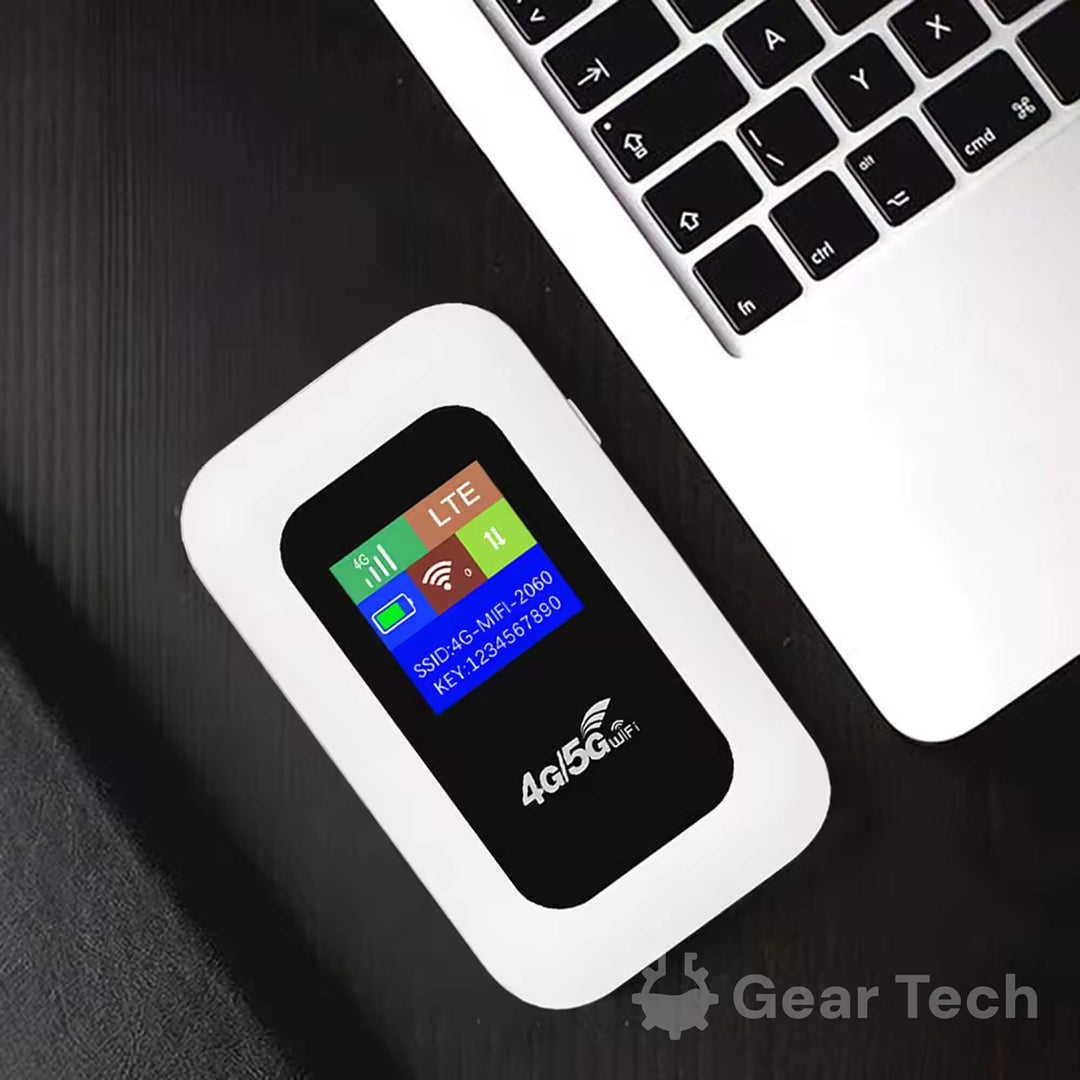 Lisslune | Portable 5G Wi-Fi Router | Secure, High-Speed Connection for Travel & Home Use