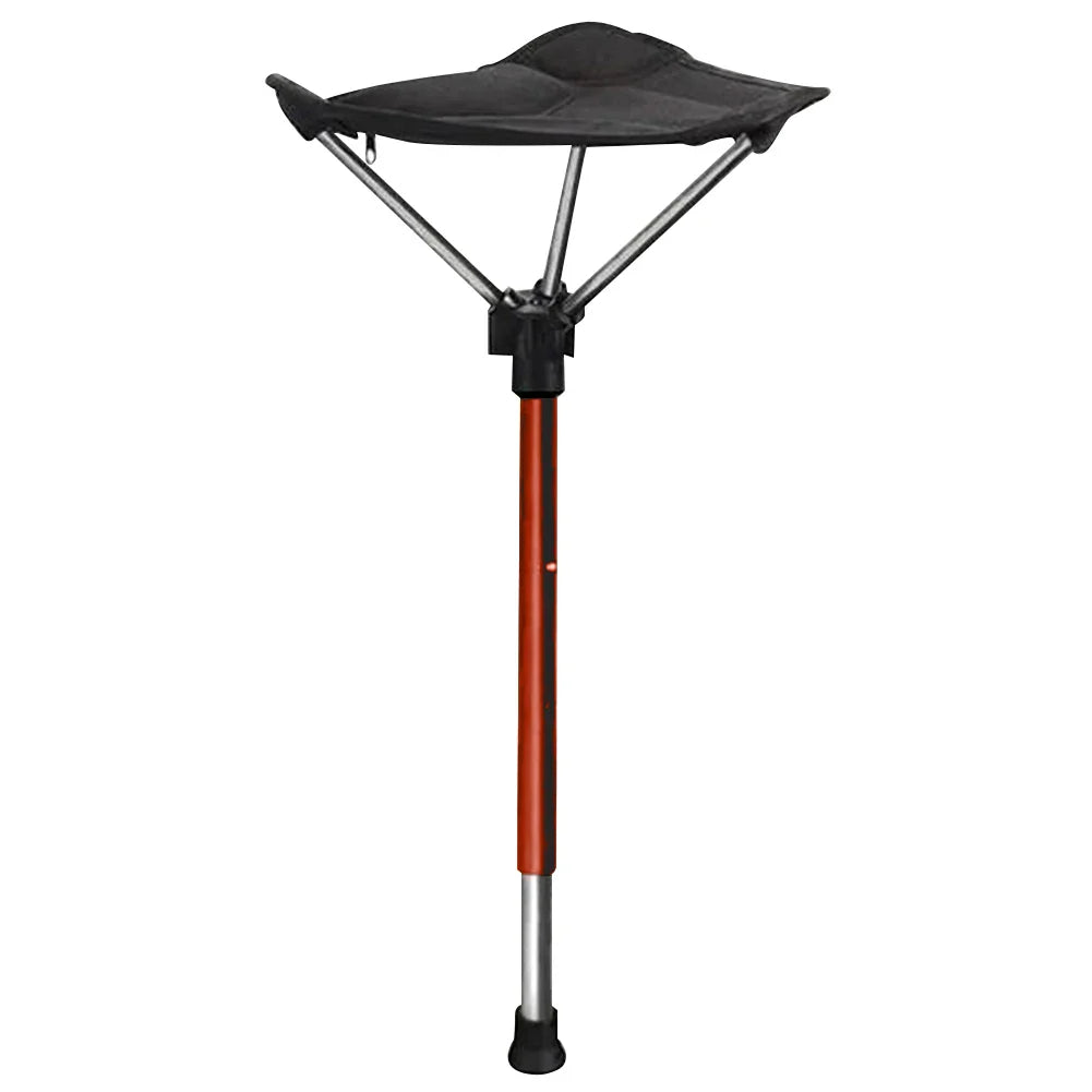 Lisslune | Adjustable Aluminum Alloy Folding Camping Stool 125kg Load Bearing for Hiking Travel