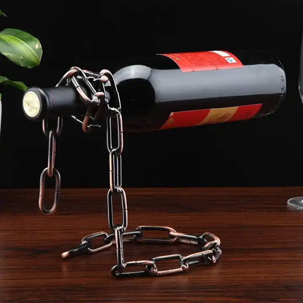 Lisslune | LuxeVibe Elegant Wine Bottle Holder for Stylish Home Decor