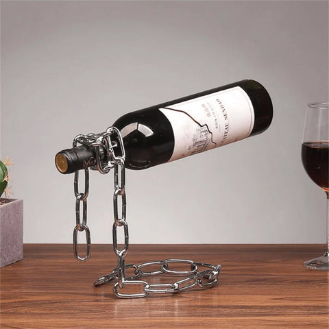 Lisslune | LuxeVibe Elegant Wine Bottle Holder for Stylish Home Decor