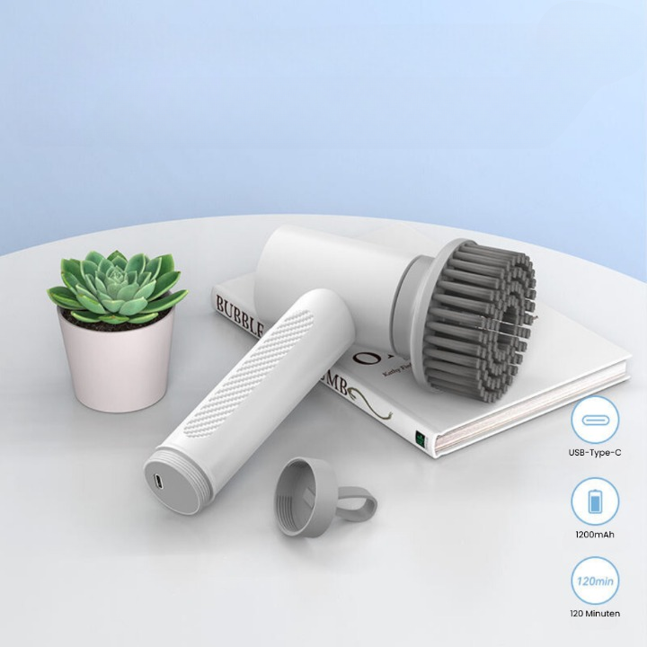 Lisslune | CleanForce – Electric Scrubbing Brush Professional Kitchen and Stove Cleaner