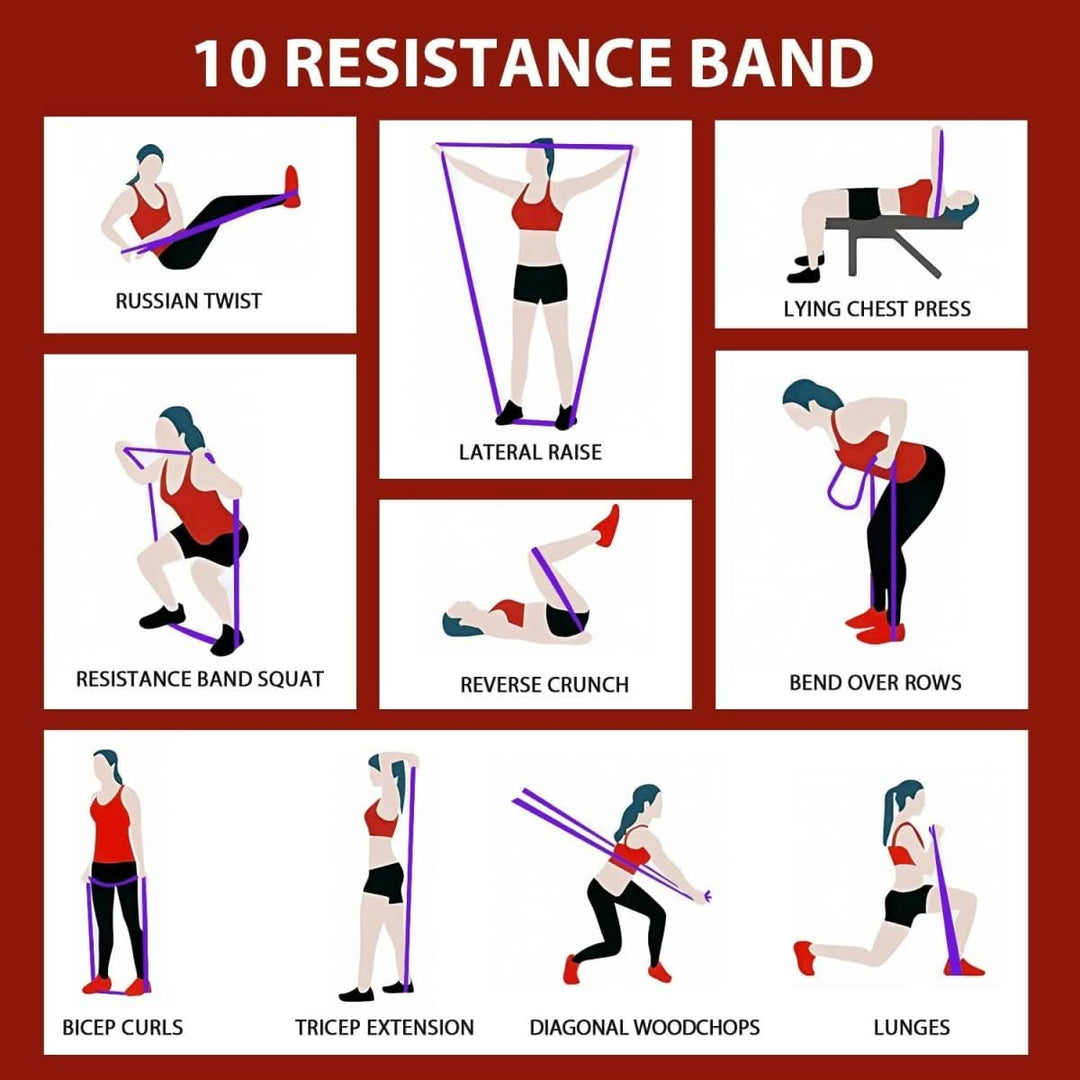 Lisslune | Resistance tire set for versatile strength training