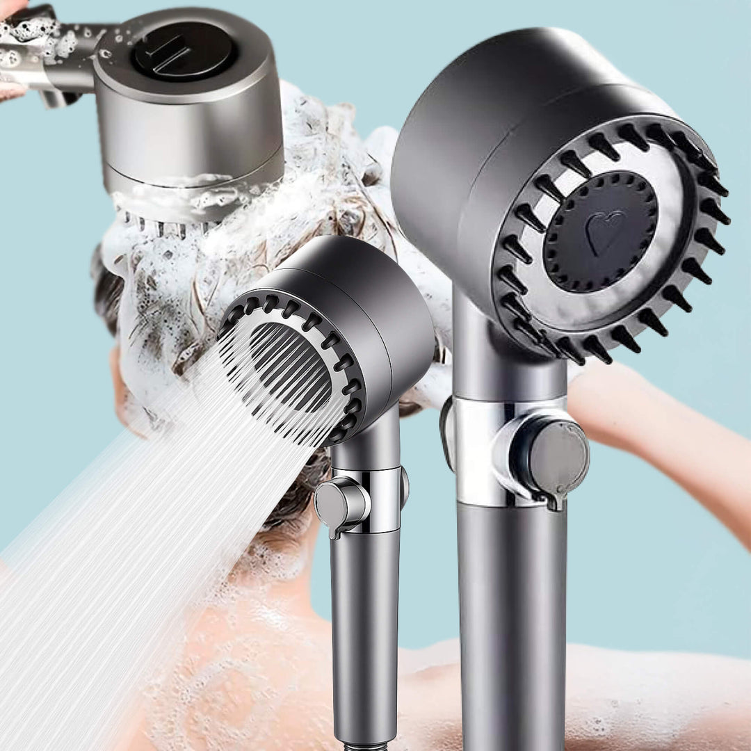 Lisslune | PowerFlow™ High Pressure Showerhead | Powerful Showerhead for Maximum Water Pressure