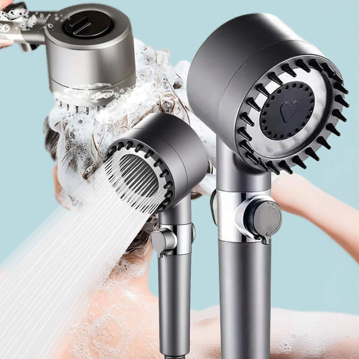 Lisslune | PowerFlow™ High Pressure Showerhead | Powerful Showerhead for Maximum Water Pressure