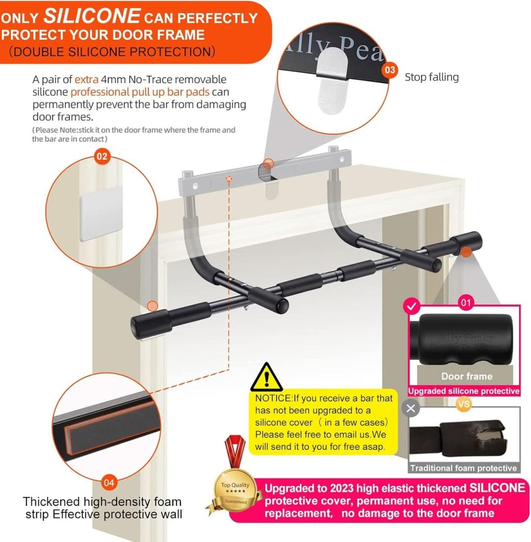 Lisslune | Door frame pull-up bar for effective upper body training at home