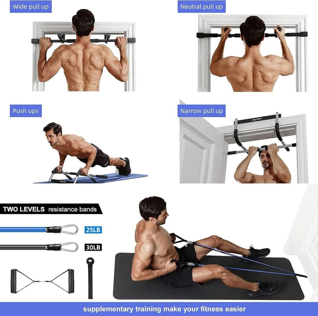 Lisslune | Door frame pull-up bar for effective upper body training at home