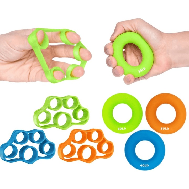 Lisslune | 6-piece hand trainer set for better grip strength & pain relief