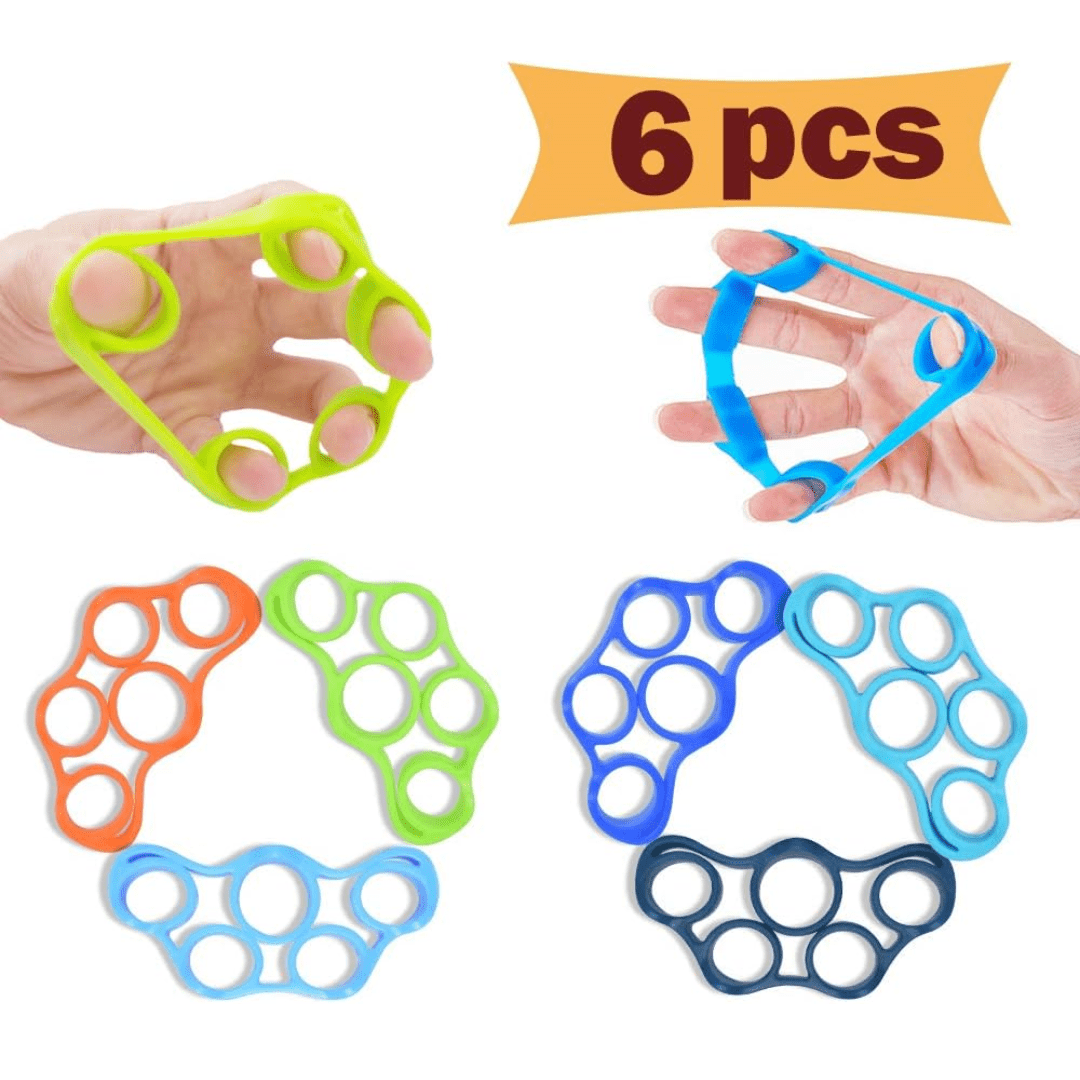 Lisslune | 6-piece hand trainer set for better grip strength & pain relief
