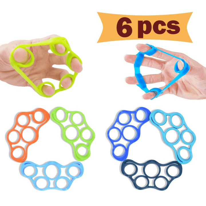 Lisslune | 6-piece hand trainer set for better grip strength & pain relief