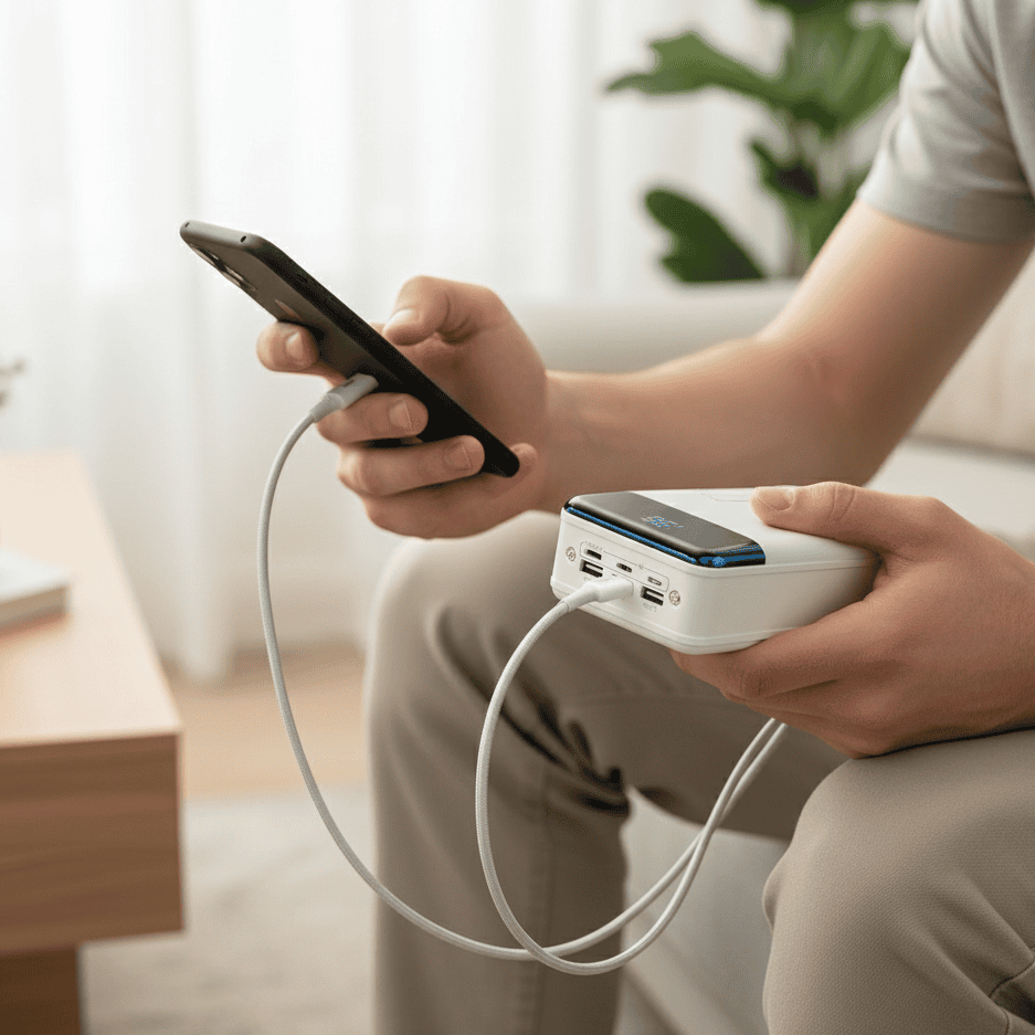 Lisslune | Ultra-Powerbank with 100,000 mAh for Maximum Energy & Fast Charging