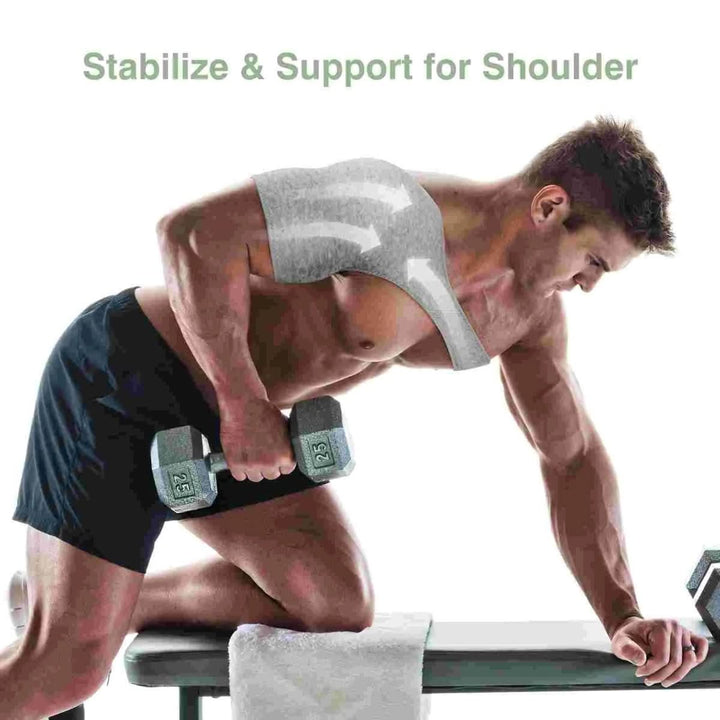 Lisslune | Adjustable shoulder support with ergonomic fitness pads