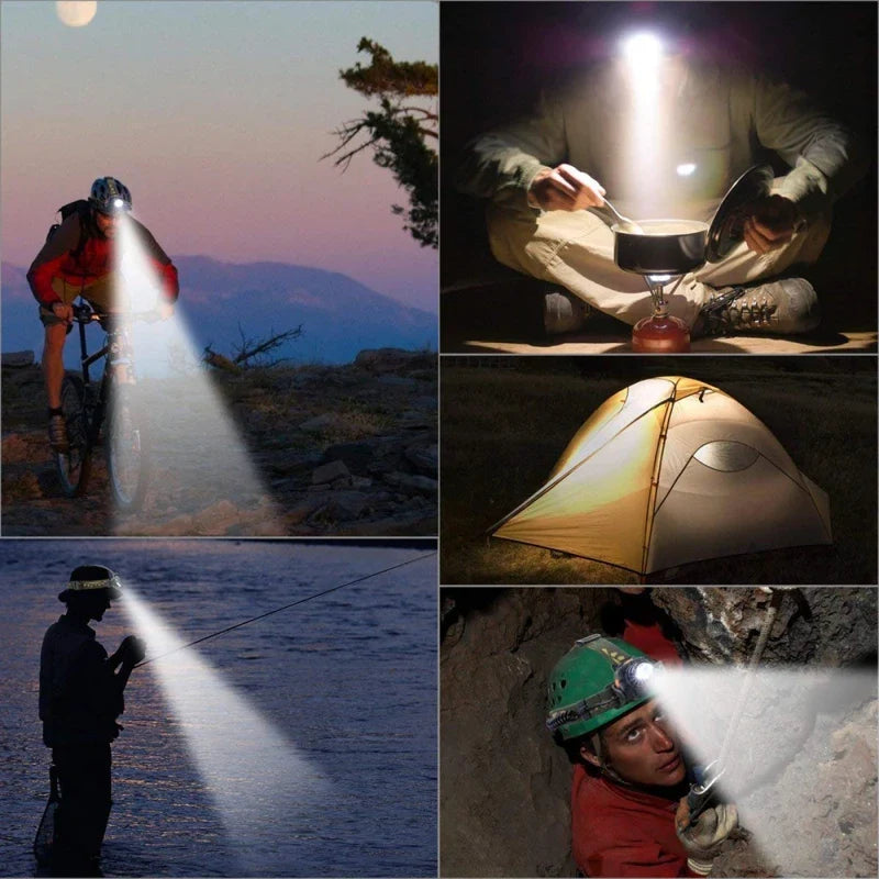Lisslune | NightBeam Pro Headlamp – Powerful Rechargeable LED Headlamp with Zoom and Waterproof Design
