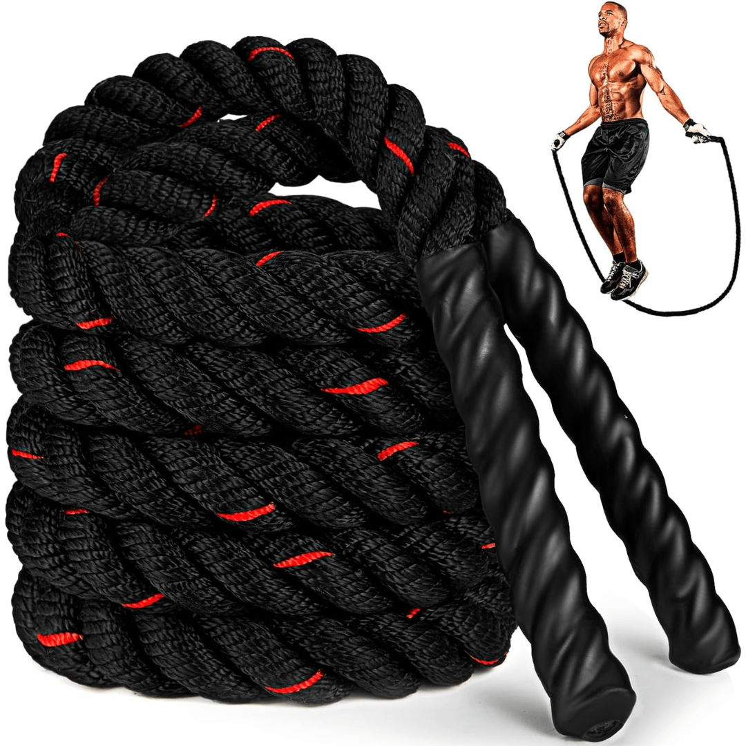 Lisslune | Adjustable Jump Rope with Weights for Strength & Endurance Training
