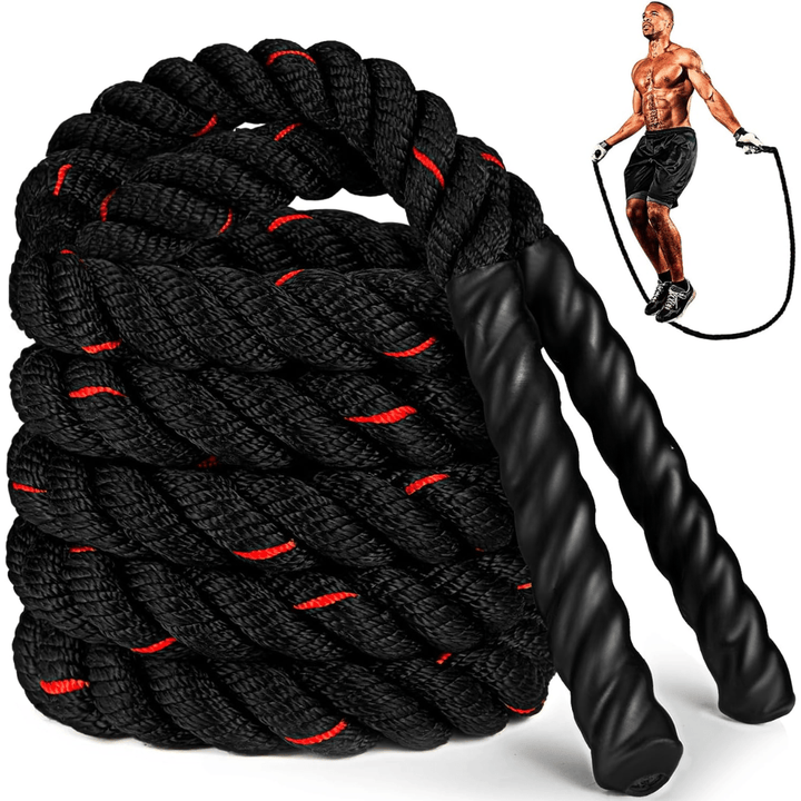 Lisslune | Adjustable Jump Rope with Weights for Strength & Endurance Training