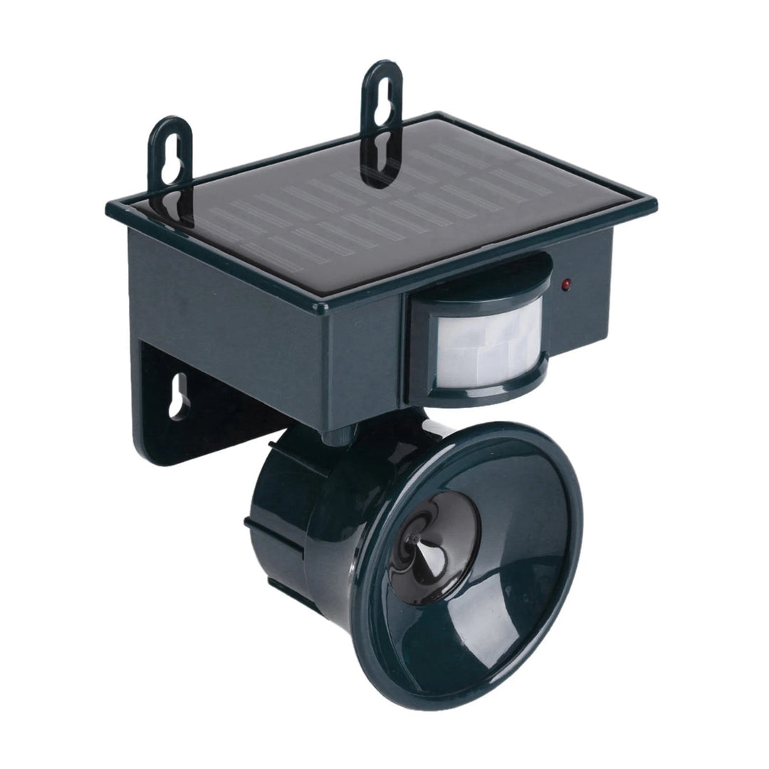 Lisslune | Solar-Powered Bird Repellent with Motion Sensor – Sound Deterrent for Outdoor