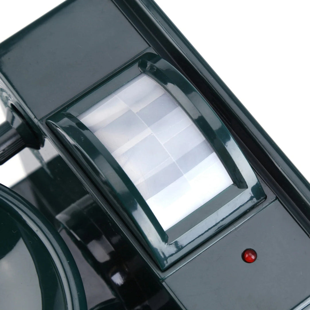 Lisslune | Solar-Powered Bird Repellent with Motion Sensor – Sound Deterrent for Outdoor