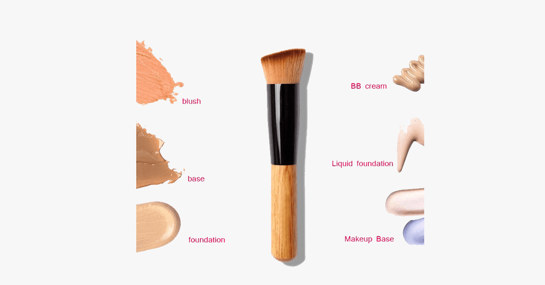 Lisslune | Premium multifunctional makeup brush with wooden handle – Luxurious accessory for your makeup set