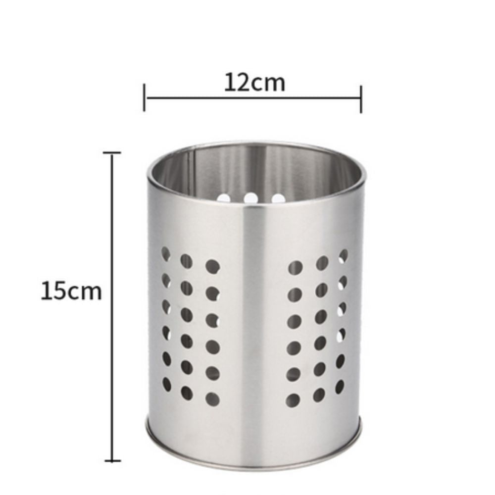 Lisslune | Stainless Steel Utensil Holder with Hole