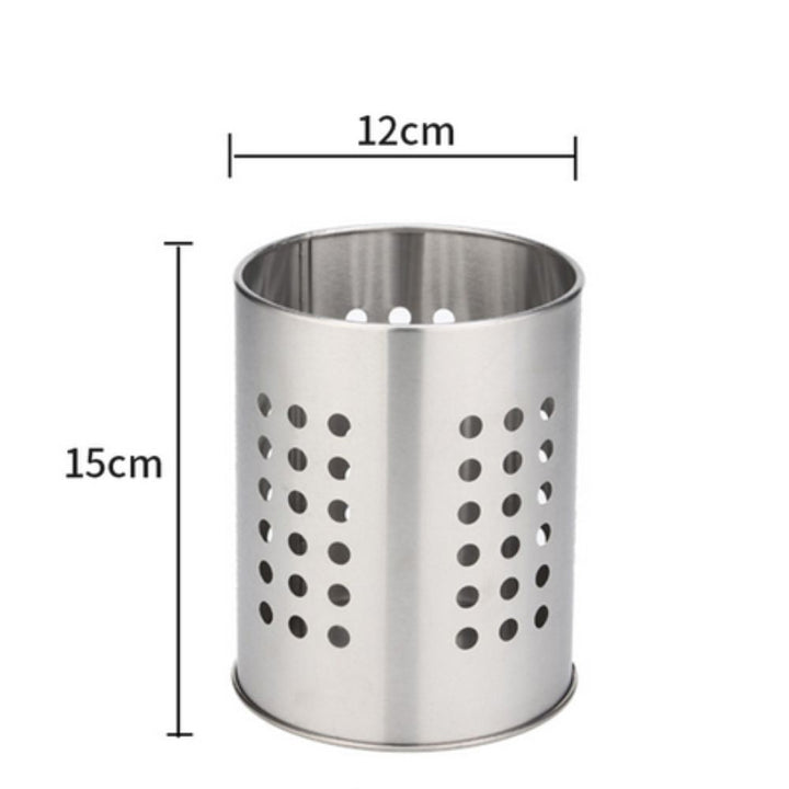 Lisslune | Stainless Steel Utensil Holder with Hole