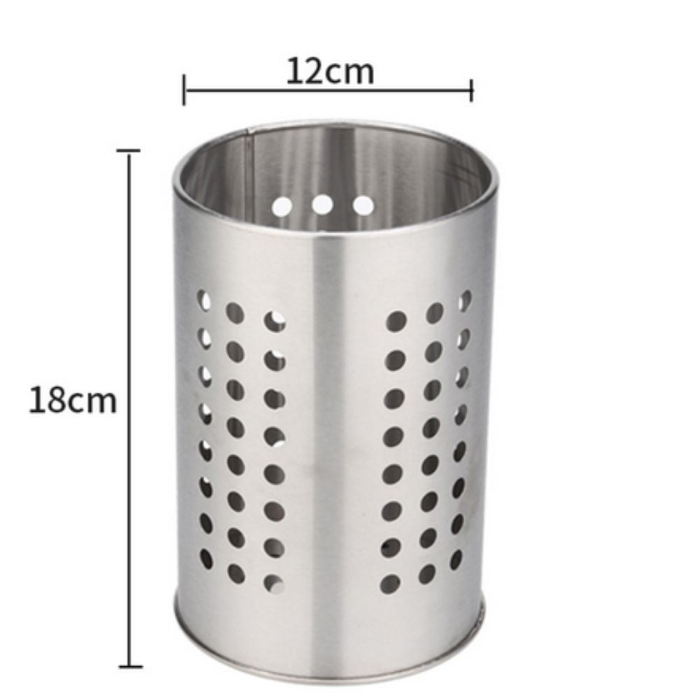 Lisslune | Stainless Steel Utensil Holder with Hole