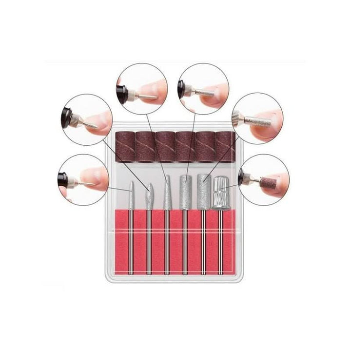 Lisslune | 6-in-1 Electric Manicure & Pedicure Set for Well-Groomed Nails