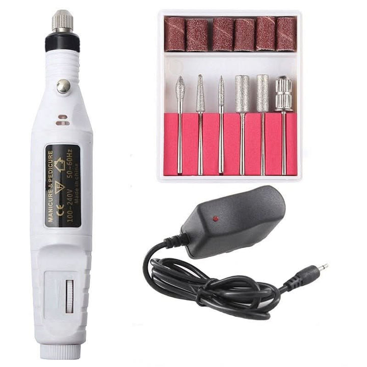 Lisslune | 6-in-1 Electric Manicure & Pedicure Set for Well-Groomed Nails