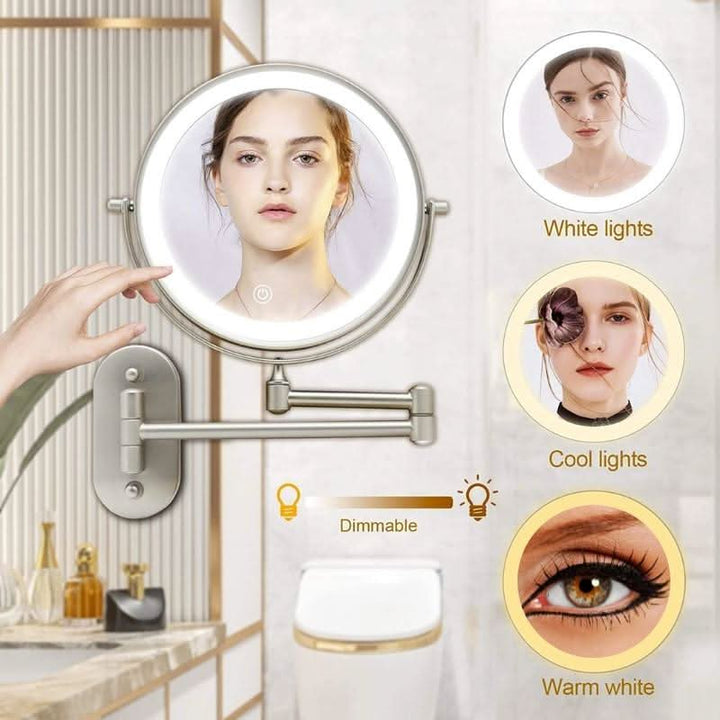 Lisslune | LUXMIRROR – Deluxe Golden Makeup Mirror