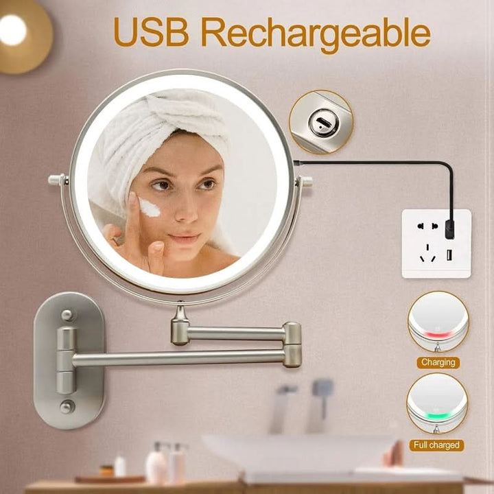 Lisslune | LUXMIRROR – Deluxe Golden Makeup Mirror