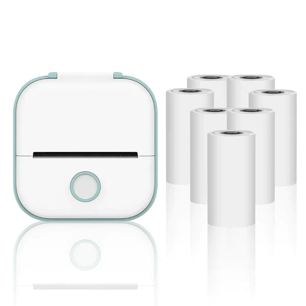 Lisslune | PixiPrint – Inkless Mini Portable Bluetooth Printer for Photos, Notes & Documents